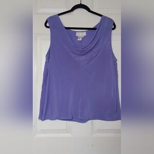 Diane Gilman Lavender Sleeveless Blouse